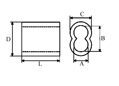 aluminum hourglass sleeve 2