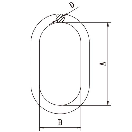 g80 a 342 us type forged alloy master link 2