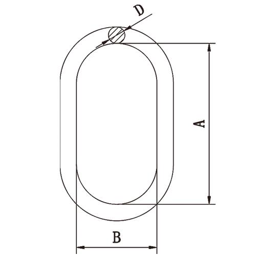 g80 a 342 us type forged alloy master link 2