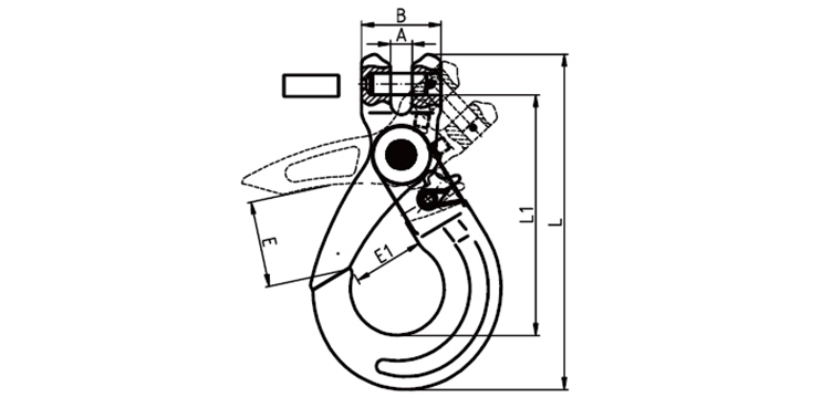 g80 clevis self locking hook 2