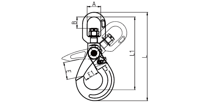 g80 swivel self locking hook 2