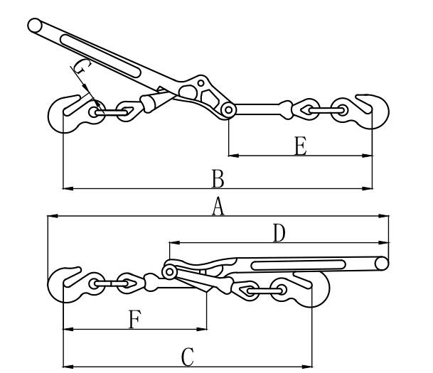 lever type load binder 2