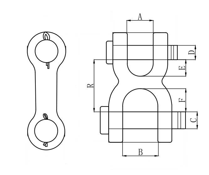 s 247 double clevis link 2